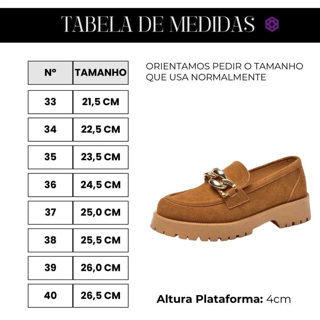 Mocassim Feminino Camurça Caramelo