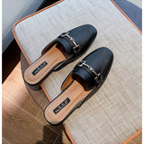 Mocassim Feminino Mule de Couro