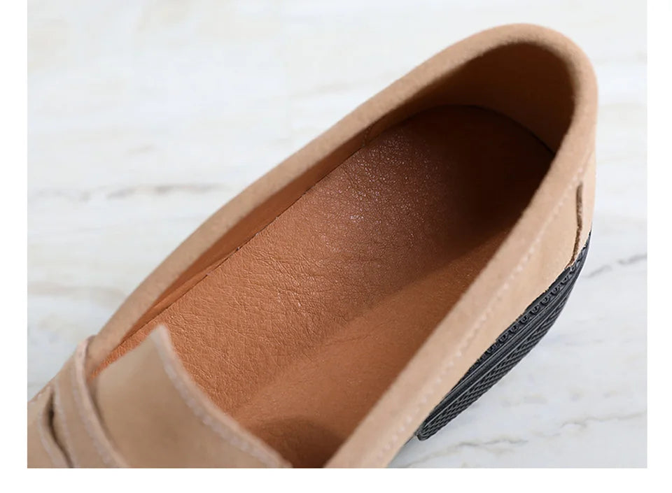 Mocassim Couro Vittoria Cielo