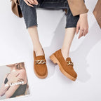 Mocassim Feminino Camurça Caramelo