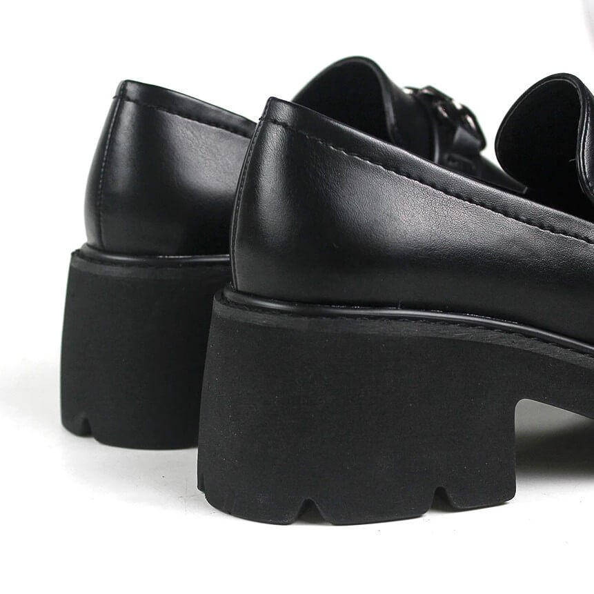 Mocassim Feminino Tratorado Preto