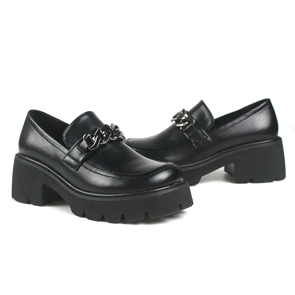 Mocassim Feminino Tratorado Preto