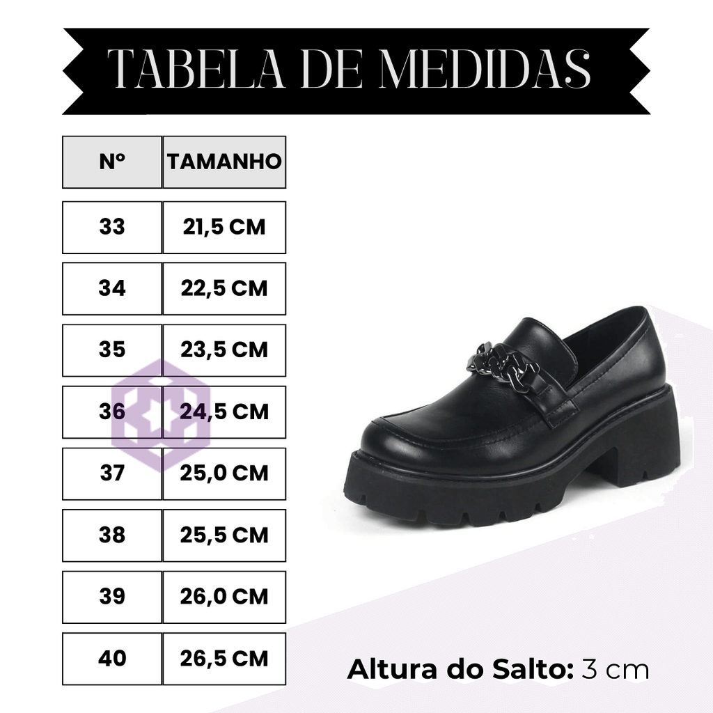 Mocassim Feminino Tratorado Preto