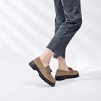 Mocassim Feminino Camurça Marrom