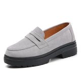 Mocassim Couro - Cinza