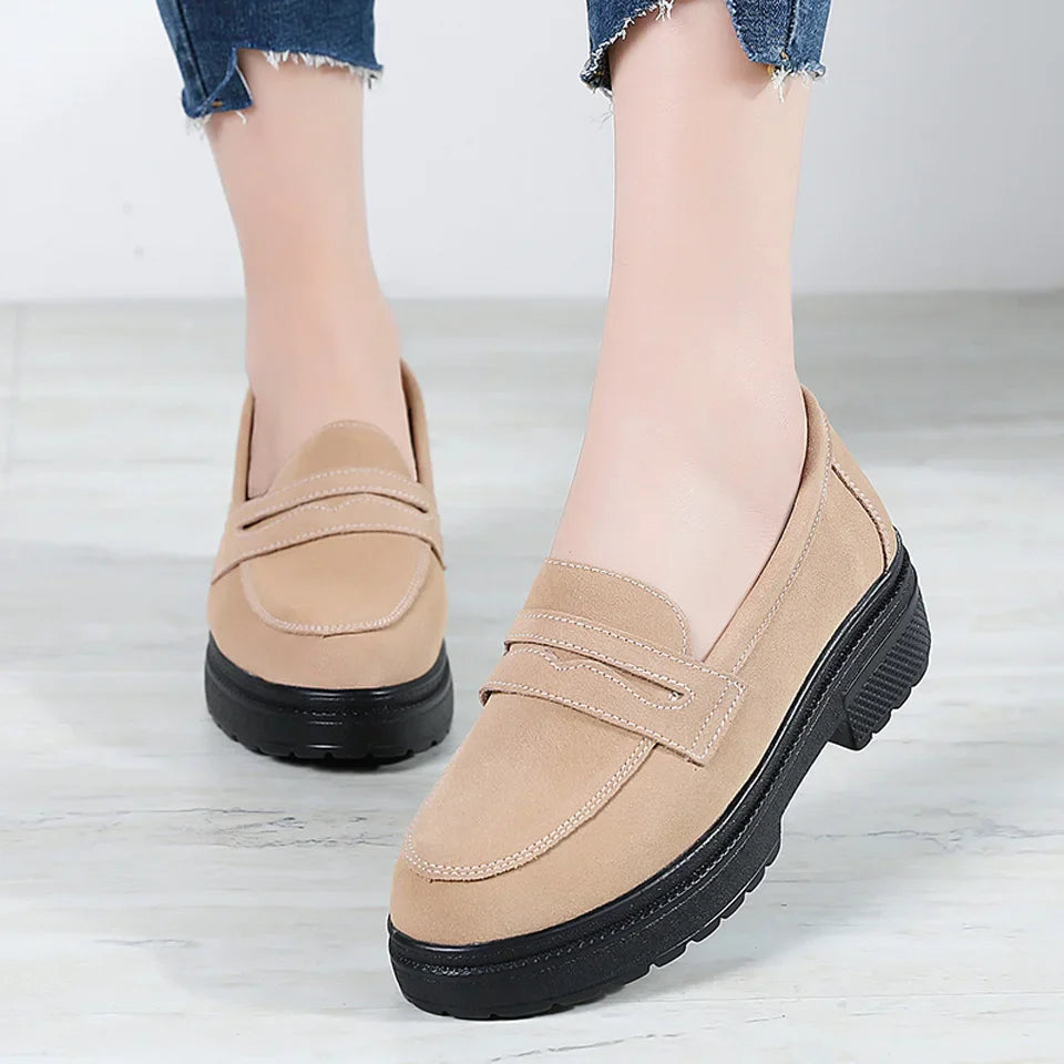 Mocassim Couro Vittoria Cielo