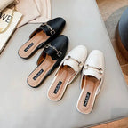 Mocassim Feminino Mule de Couro